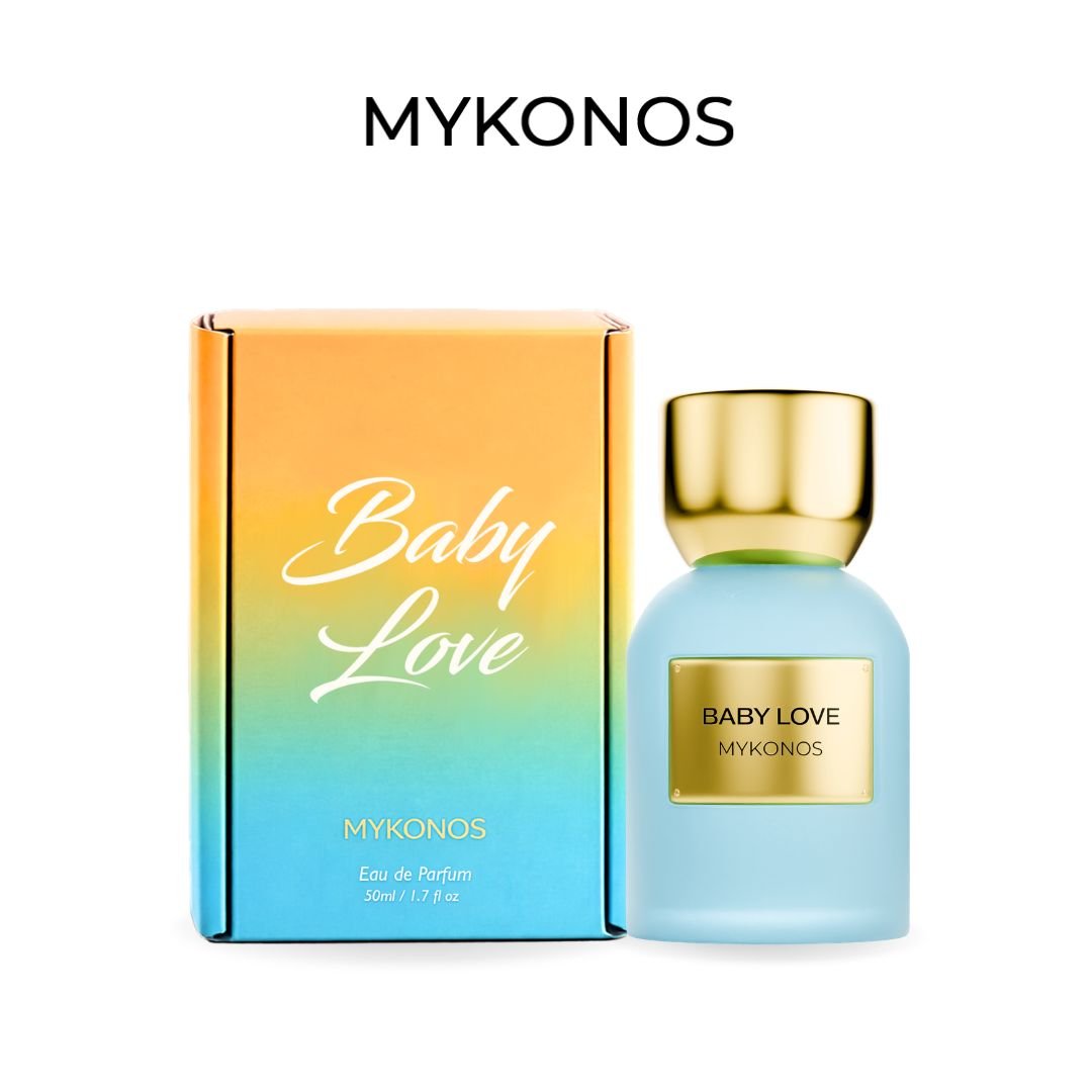 Mykonos Baby Love Eau de Parfum – bottle and box