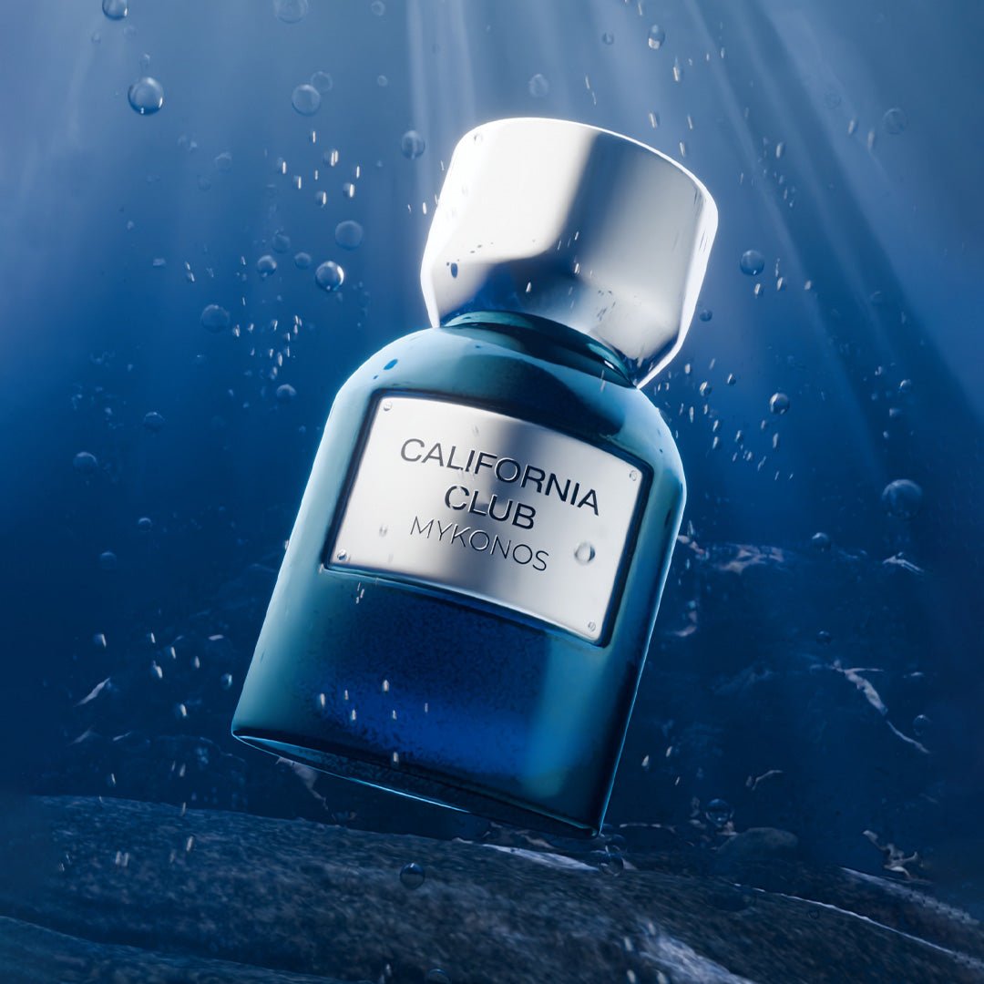 Mykonos California Club Extrait de Parfum – styled shot 1