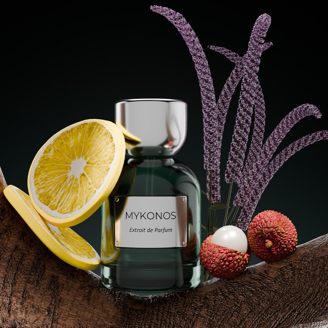 Mykonos California Extrait de Parfum – styled shot 1