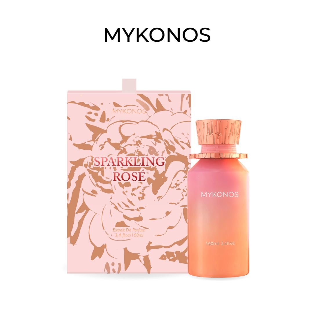 Mykonos Sparkling Rosé Extrait de Parfum – bottle and box