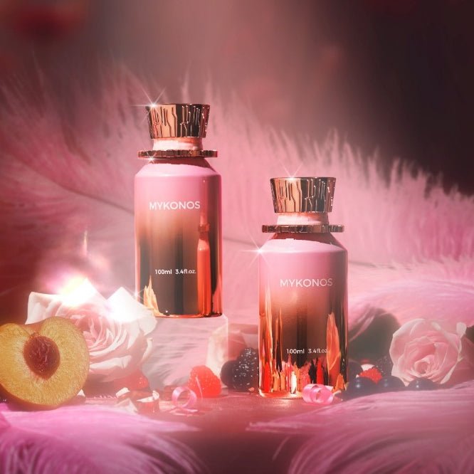 Mykonos Sparkling Rosé Extrait de Parfum – styled shot 1
