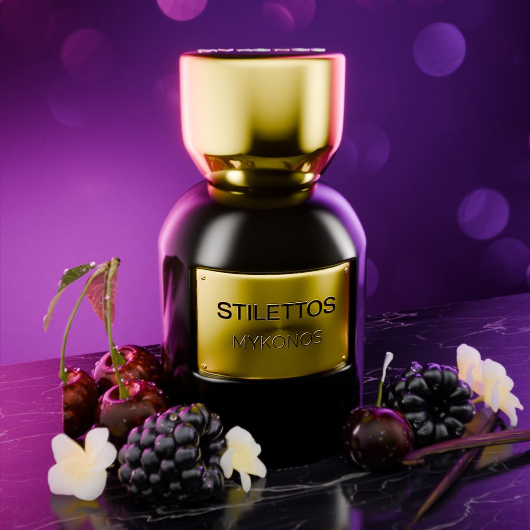 Mykonos Stilettos Eau de Parfum – styled shot 1